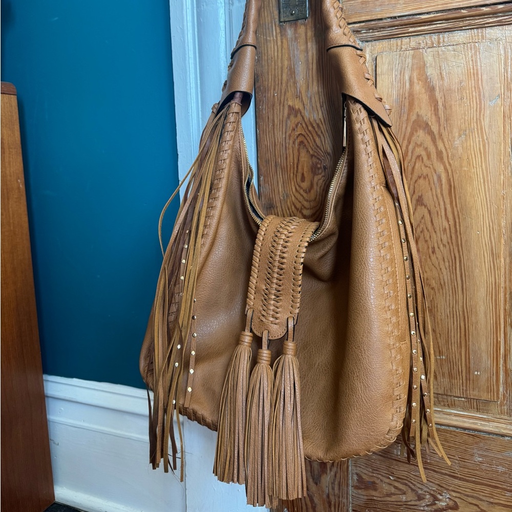 Big Buddha Tassel Hobo Bag